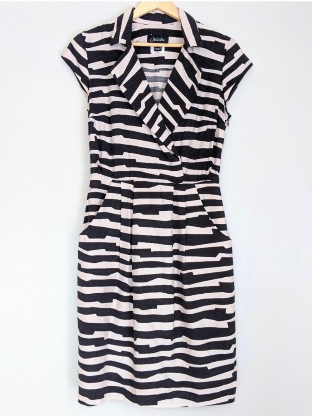 Nueva Zebra Stripe Dress Made in Canada